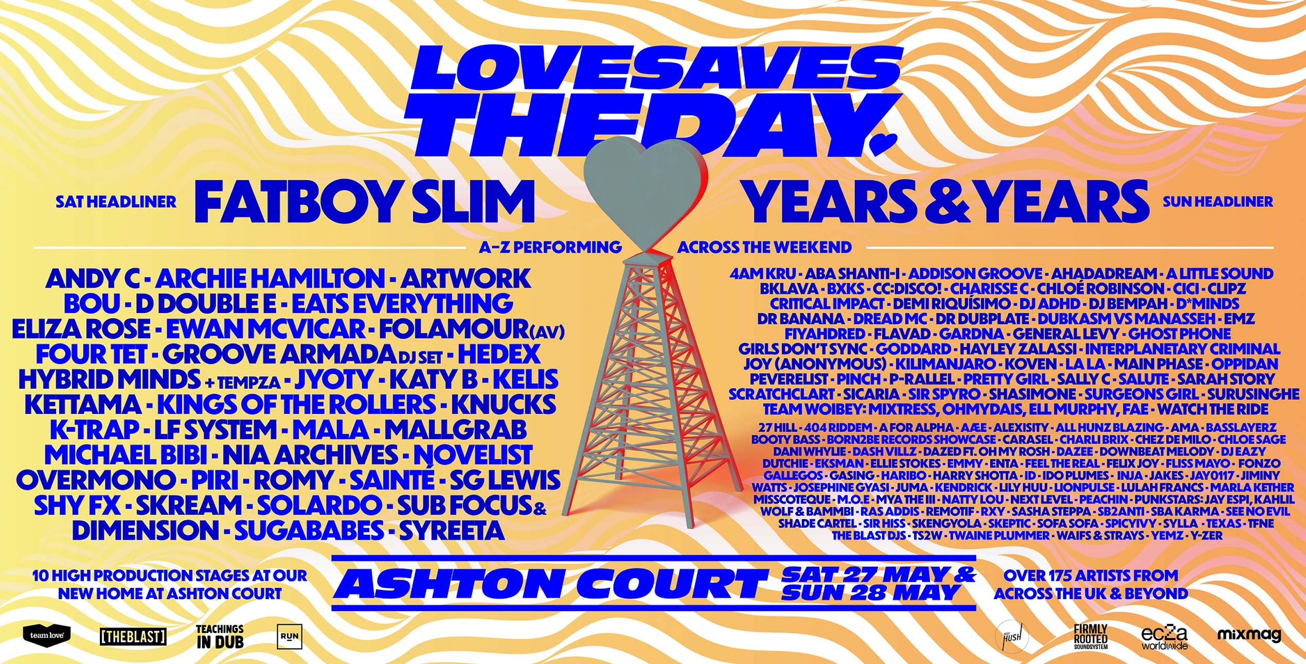 Love Saves The Day line up 2023