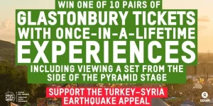 10 pairs of glastonbury tickets to be won